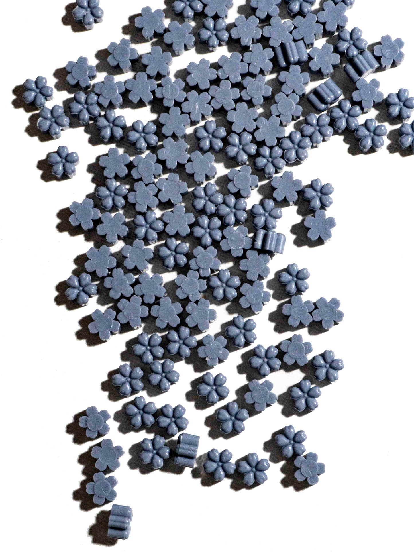 SMOKY BLUE - SEALING WAX BEADS