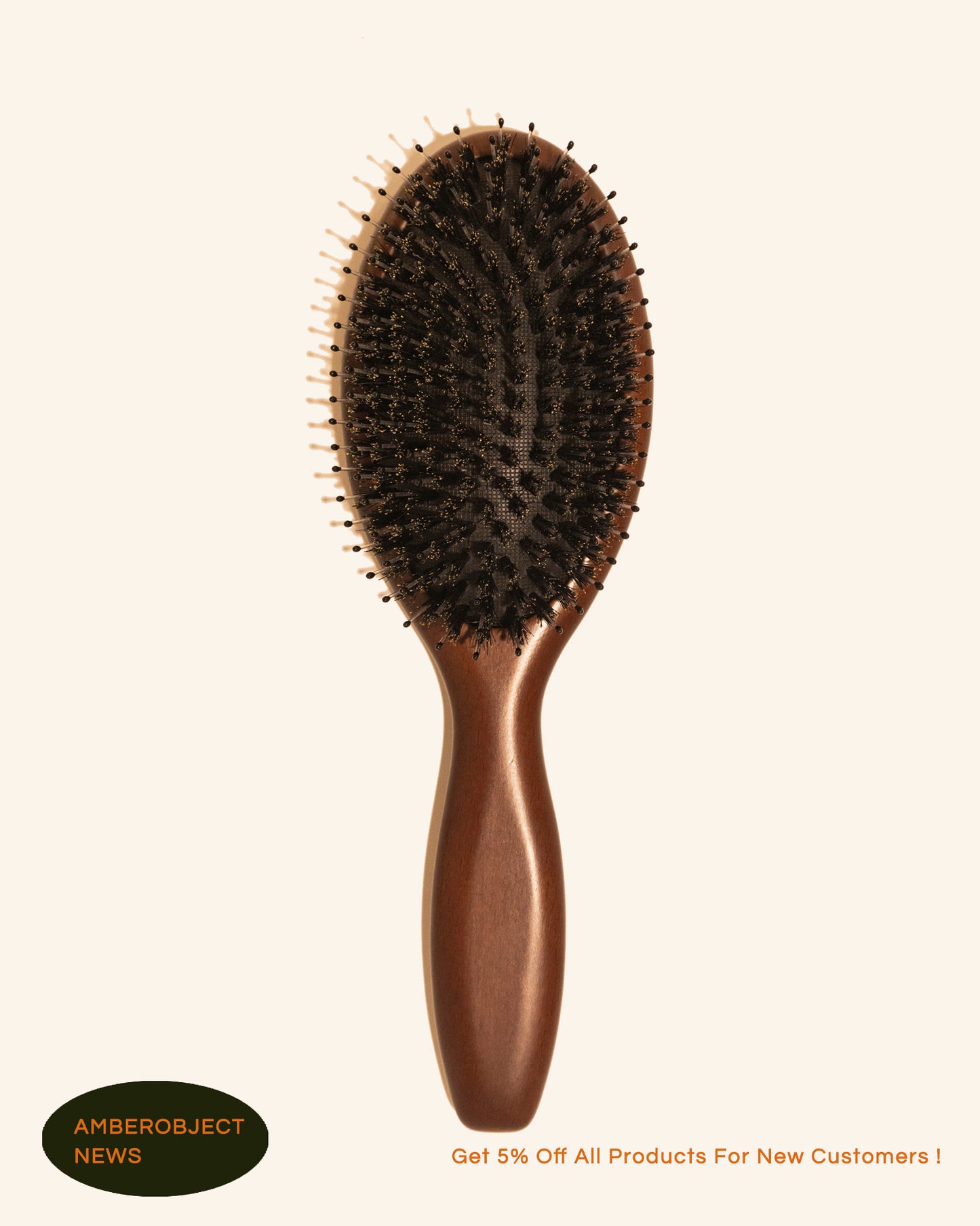 Smoothing Brush | Natural Boar Bristle Hair Brush