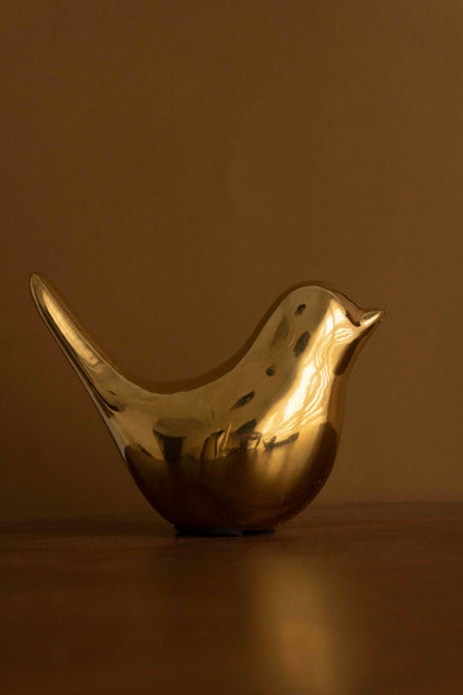 Vintage golden bird decor