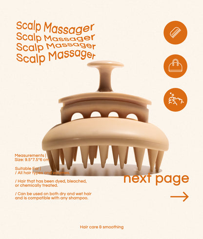 Therapy Scalp Massager | Nude