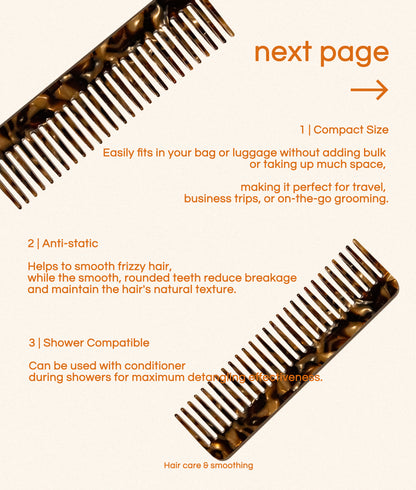 Classic Comb | Toffee