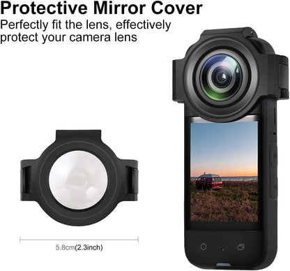 Upgrade Lens Guard for Insta360 X3(Optical Glass Lens Cap)