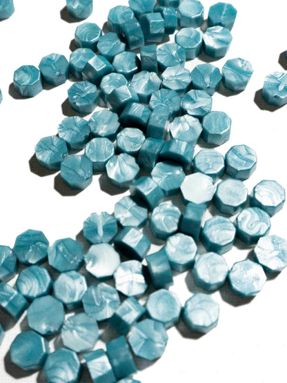 AQUA BLUE - Wax Seal Beads