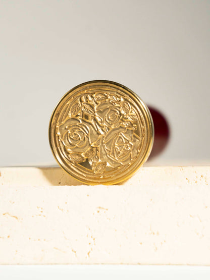 Blooming Roses Wax Seal Stamp