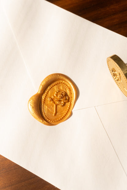 Rose Wax Seal Stamp