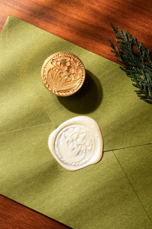 Bell Orchid Wax Seal Stamp