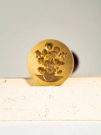 Floral Wax Seal Stamp