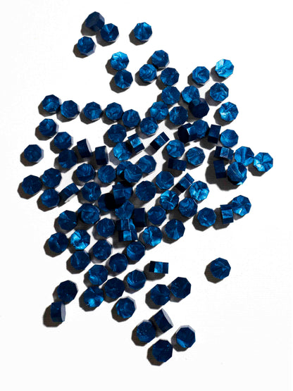 MARINE BLUE - Wax Seal Beads