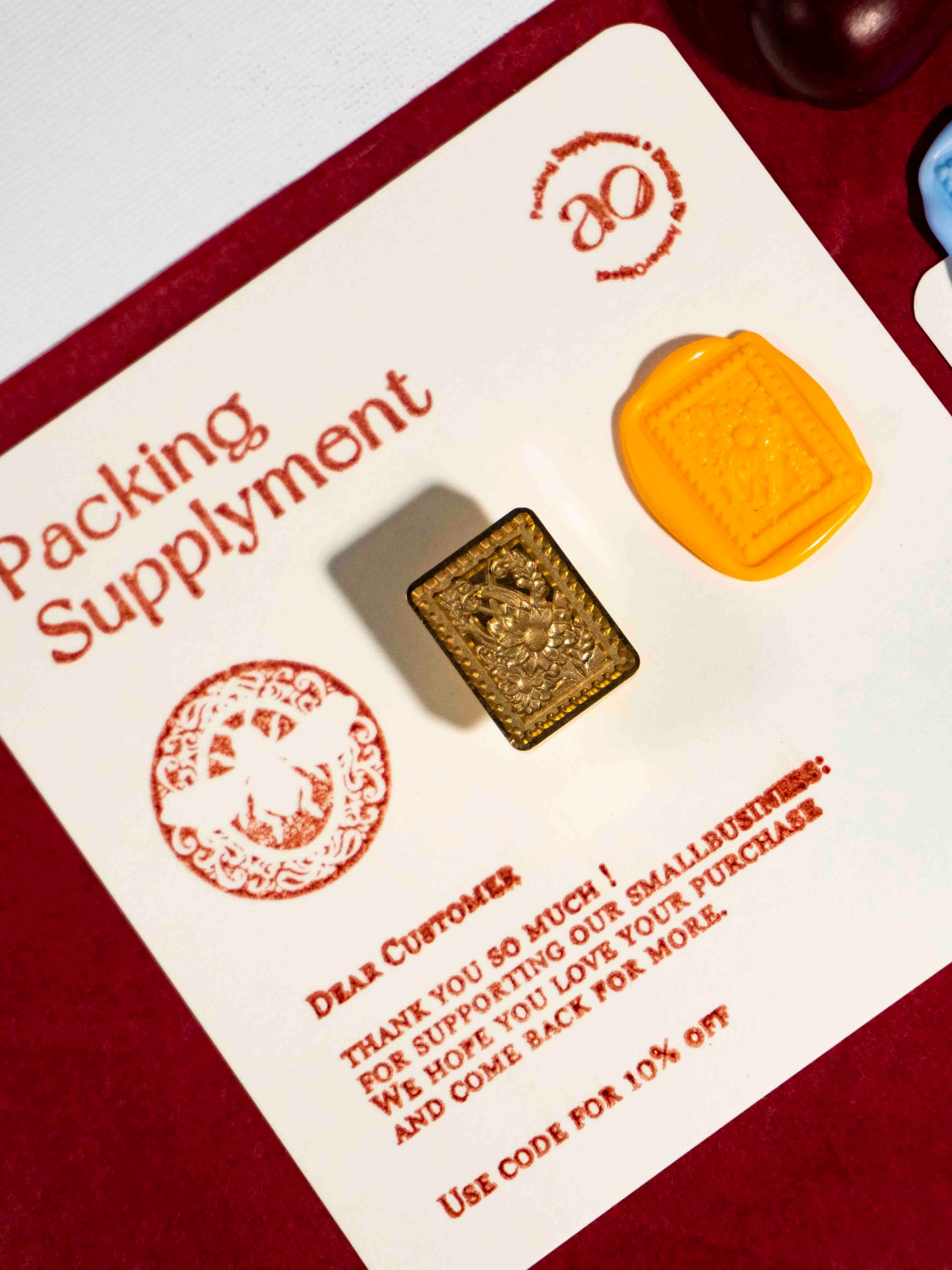 Sunflower Wax Seal Stamp details