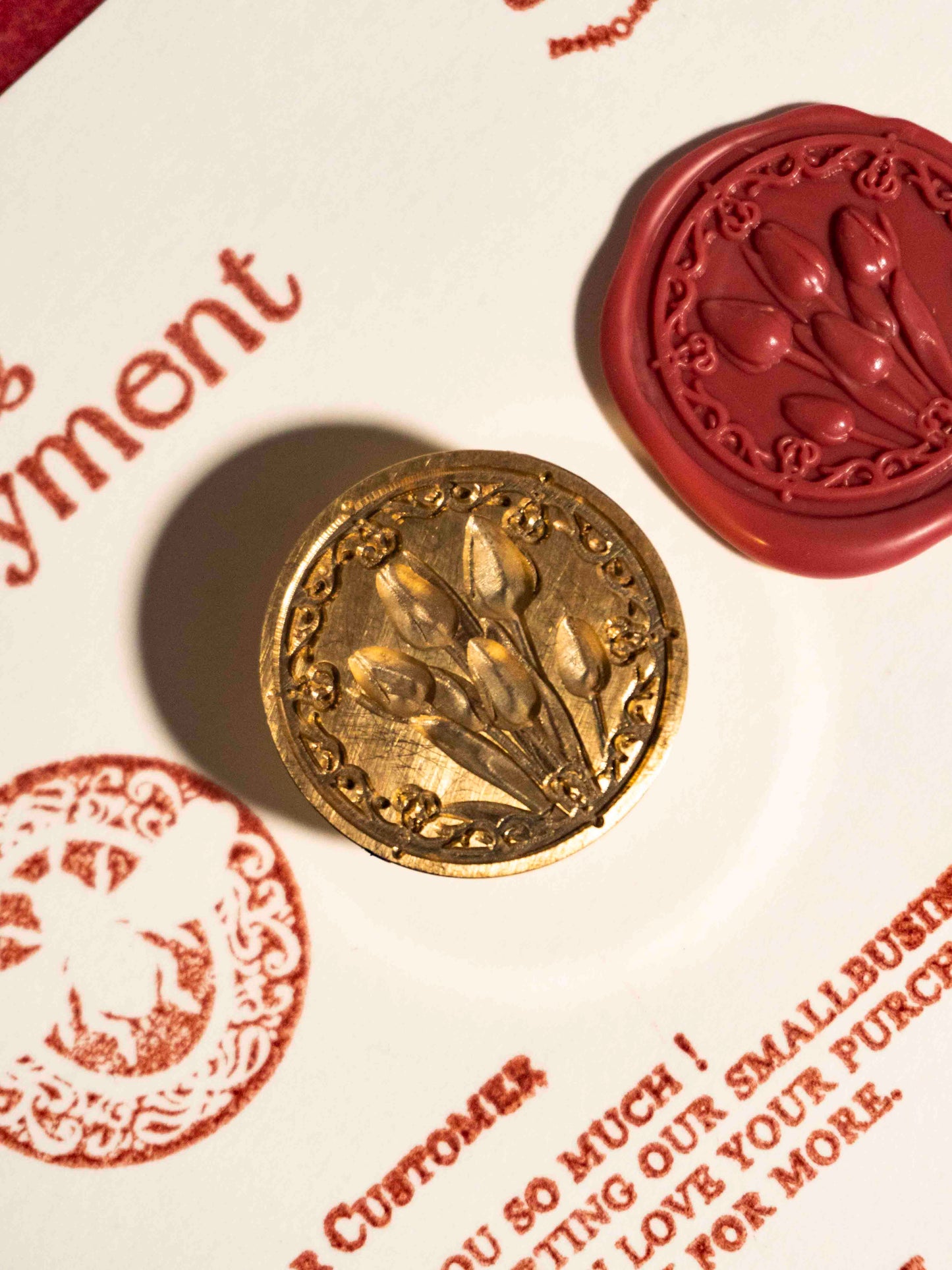 Tulips_Wax_Seal_Stamp details